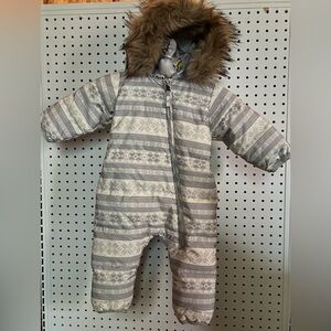 Lands’ End Baby Infant Bunting Snowsuit 3-6 Months